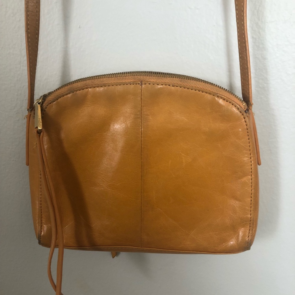 Yellow Hobo crossbody purse